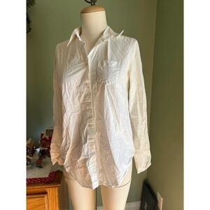 American Eagle Button Down White Shirt XS